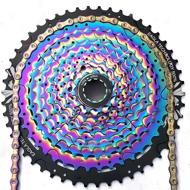 rainbow color bicycle freewheel