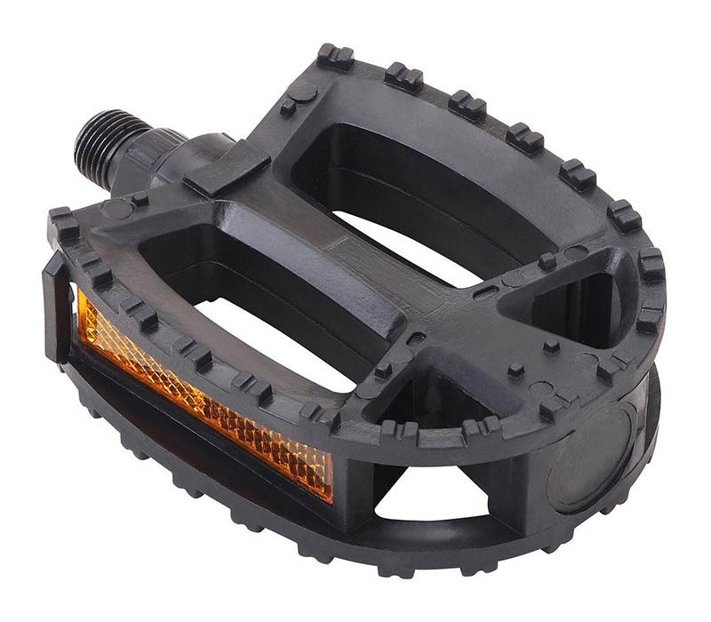 Nylon 9/16 "Steel Spindle Bicycle Pedals