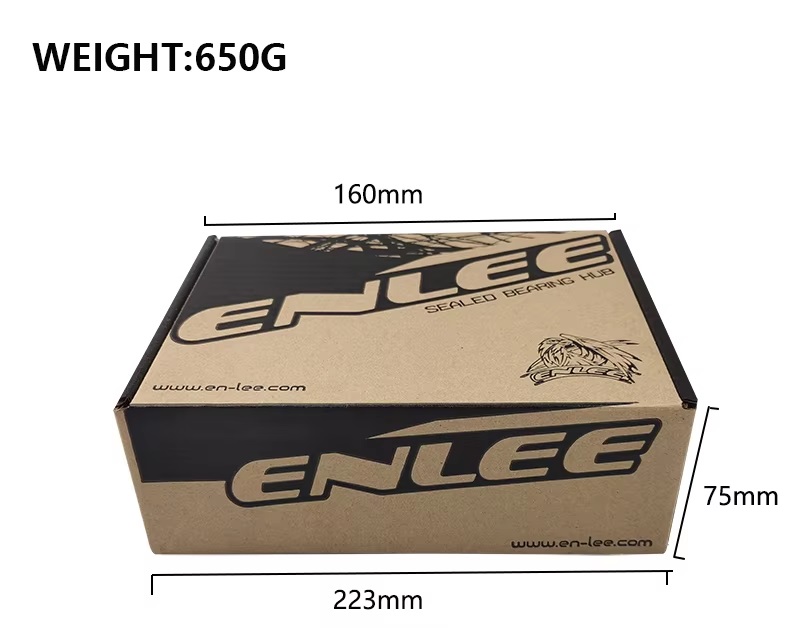 MODEL:  Enlee 101 WEIGHT: about 800g CONSTRUCTION:  Pawls: 6 Hub Body:  7075-T6 CNC Precise Machine Bearings:   Front-2 Bearings/Rear- 4 Bearings Brake Model: 6 Pins Disc Brake Spokes Hole: Front-32H/Rear-32H Color: Black/Red/Purple Version: QR and Thru QR and Thru Version Convert Each Other